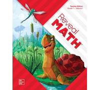 Reveal Math, Grade 1, Teacher Edition, Volume 1 (Reveal Math Elementary)