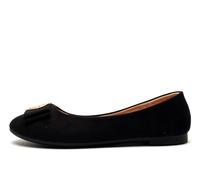 Reveal Rosie Womens Slip On Shoes | Slip On Shoes | Black Microfibre | UK Size 7