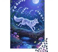 Reveal The Magic of Fox - 1000 Piece Wooden Puzzle for Enthusiasts - Engage in Hours of Fun And Learning for All Ages