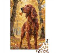 Reveal The Magic of Irish Setter - 1000 Piece Wooden Puzzle for Enthusiasts - Engage in Hours of Fun And Learning for All Ages