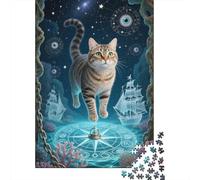 Reveal The Magic of Manx - 1000 Piece Wooden Puzzle for Enthusiasts - Engage in Hours of Fun And Learning for All Ages