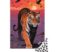 Reveal The Magic of Tiger - 1000 Piece Wooden Puzzle for Enthusiasts - Engage in Hours of Fun And Learning for All Ages