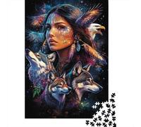 Reveal The Magic of Wolf - 1000 Piece Wooden Puzzle for Enthusiasts - Engage in Hours of Fun And Learning for All Ages