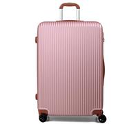 Revel Suitcase Large Hard Shell | Telescopic Handle Trolley |3 Digit Combination Lock | Lightweight | Large 28" Hold Check in Luggage | 4 Dual Spinner Wheels | (Rose Gold, Large 28'')