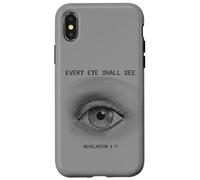 Revelation 1:7 Rapture & Second Coming Every Eye Shall See Case for iPhone X/XS