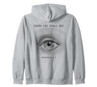 Revelation 1:7 Rapture & Second Coming Every Eye Shall See Zip Hoodie