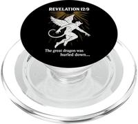 Revelation 12:9 - The Great Dragon Christian Bible Verse PopSockets PopGrip for MagSafe