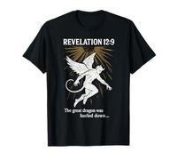 Revelation 12:9 - The Great Dragon Christian Bible Verse T-Shirt