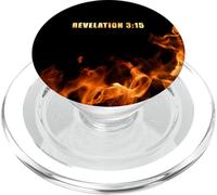 Revelation 3:15 Be on Fire for Jesus - Christian Revival PopSockets PopGrip for MagSafe