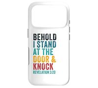 Revelation 3:20 I Stand at the Door and Knock - Jesus Quote Case for iPhone 17 Pro