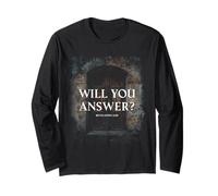 Revelation 3:20 I Stand at The Door & Knock, Will You Answer Long Sleeve T-Shirt