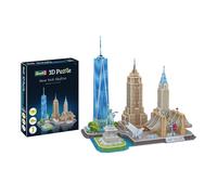 Revell 3D Puzzle 00142 New York Skyline 123 Pieces, Highly Detailed, 37cm in length, Fun & Easy To Build