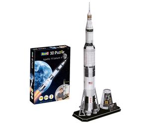 Revell 00250 NASA 3D Puzzle Apollo 11 Saturn V 1969 Moon Landing Rocket Model