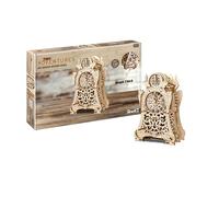 Revell 00616 - Tiny Adventures - Magic Clock - Wooden Model Kit - with Rubber Band Mechanism & Winding Key - Height 21.8cm