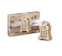 Revell 00616 - Tiny Adventures - Magic Clock - Wooden Model Kit - with Rubber Band Mechanism & Winding Key - Height 21.8cm