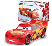 Cars 00920 First Lightning McQueen Disney (Light & Sound) 1:20 Scale, Red