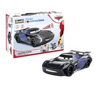 Cars 00921 First Jackson Storm Disney (Light & Sound) 1:20 Scale, Black
