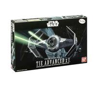 Revell 01214 TIE Advanced x1 Bandai (Click System) 1:72 Scale Unbuilt/Pre-coloured/Click-Together (Non-Glue) Plastic Model Kit