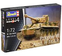 Revell 03262 PzKpfw VI Ausf. H Tiger 1:72 Scale Unbuilt/Unpainted Plastic Model Kit