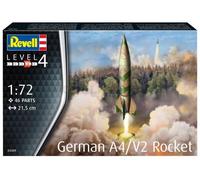Revell GmbH 03309 German A4/V2 Rocket Plastic Model Kit, Black & White, 1:72