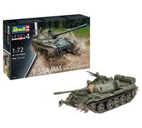 Revell 03328 T-55A/AM with KMT-6/EMT-5 1:72 Scale Unbuilt/Unpainted Plastic Model Kit