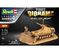 Greenhills Revell Military Tank Kit Sd.Kfz.124 Wespe 03334 1.76 Scale - NEW - RP