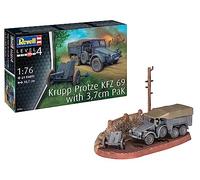 Revell 03344 Krupp Protze KFZ 69 with 3,7cm Pak 1:76 Scale Model Kit