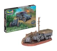 Revell 03344 Krupp Protze KFZ 69 avec kit de Maquette à l'échelle 1/76 Pak 3,7 cm
