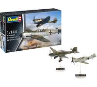 Revell 03770 Messerschmitt Bf109E & Junkers Ju87B Stuka 1:144 Scale Unbuilt/Unpainted Plastic Model Kit