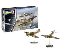Revell 03771 Supermarine Spitfire Mk.Ia & Hawker Hurricane Mk.I 1:144 Scale Unbuilt/Unpainted Plastic Model Kit