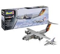 Revell 03789 Model Making I Air Defender I Construction Kit I Scale 1:144 I 223 Pieces I Craft Set from 12 Years I Precision Masterpiece in The Sky, Moulded Colour