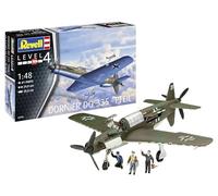 Revell 03795 Do335 Pfeil 1:48 Scale Unbuilt/Unpainted Plastic Model Kit, Moulded Colour
