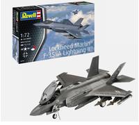 Revell 03799 Lockheed Martin F-35A Fighter Aircraft 1:72 Scale Unbuilt/Unpainted Plastic Model Kit