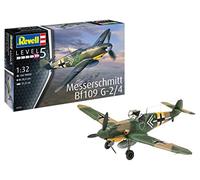 Revell Model Kit Messerschmitt Bf109G-2/4 - 1:32 Scale German WW2 Aircraft, Unbuilt/Unpainted