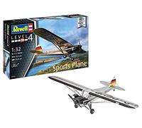 Revell 03835 Sports Plane "Builder's Choice" 1:32 Scale Plastic Model kit, Unvarnished