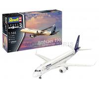 Revell 03883 Embraer 190 "Lufthansa" New Livery 1:144 Scale Unbuilt/Unpainted Plastic Model Kit