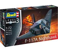 Revell 03899 Lockheed Martin F-117A Nighthawk Stealth Fighter 1:72 Scale Unbuilt/Unpainted Plastic Model Kit