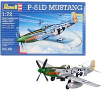 Revell 04148 P-51D Mustang Aircraft Plastic Kit (No Paints) 1/72 Scale T48 Post