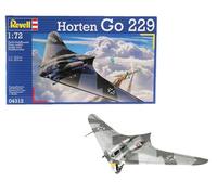 Revell 04312 Horten Go-229 1:72 Scale Unbuilt/Unpainted Plastic Model Kit, Black
