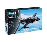 Revell Maquette BAe Hawk T.1, 1:72, kit de Construction 90 pièces, kit de bricolage à partir de 10 ans, modèle détaillé, Avion Militaire, réplique authentique