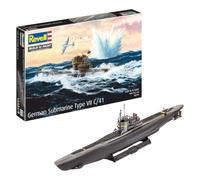 Revell 05154 German Submarine Type VII C/41 1:350 Scale Unbuilt/Unpainted Plastic Model Kit