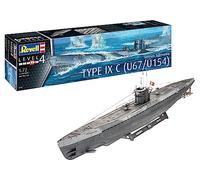 Revell 05166 German Submarine Type IX C U67/U154 1:72 Scale Unbuilt/Unpainted Plastic Model Kit