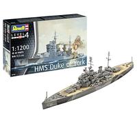 Revell 05182 Battleship HMS Duke of York 1:1200 Scale Unbuilt/Unpainted Plastic Model Kit