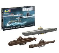 Revell 05186 70 Years Bundeswehr:Wilhelm Bauer,Type 206A,Class2 1:144 Scale - Unbuilt/Unpainted Plastic Model Kit