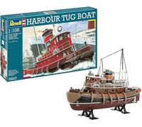 Revell 05207 Harbour Tug Boat 1:108 Scale Unbuilt/Unpainted Plastic Model Kit, Golden Hour
