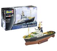 Revell 05239 Tug Boat Smit Houston 1:200 Scale Unbuilt/Unpainted Plastic Model Kit, Moulded Colour