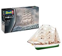 Revell Gorch Fock Model Kit German Training Ship 75 Parts Set 05432 Scale 1:350