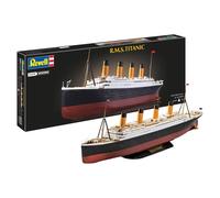 Revell 05497 R.M.S. Titanic (Click System) 1:600 Scale Unbuilt, Pre-Coloured, Click-Together (Non-Glue), Plastic Model Kit