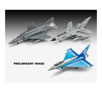 Revell Gift Set 05627 70 Years Bundeswehr: Aircraft 1:72 Scale Unbuilt Plastic Model Kit with Accessories