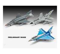 Revell Gift Set 05627 70 Years Bundeswehr: Aircraft 1:72 Scale Unbuilt Plastic Model Kit with Accessories